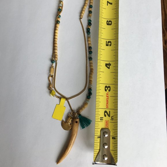 NWT Chan Luu beautiful carved wood and Amazonite - Picture 6 of 12